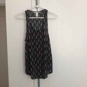 Racer back giraffe tank